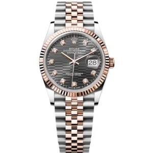 RLX Datejust 36mm 126231 Slate Fluted Motif Dial 36mm Jubilee Bracelet