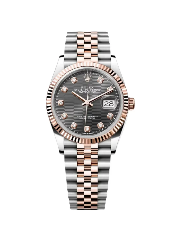 RLX Datejust 36mm 126231 Slate Fluted Motif Dial 36mm Jubilee Bracelet