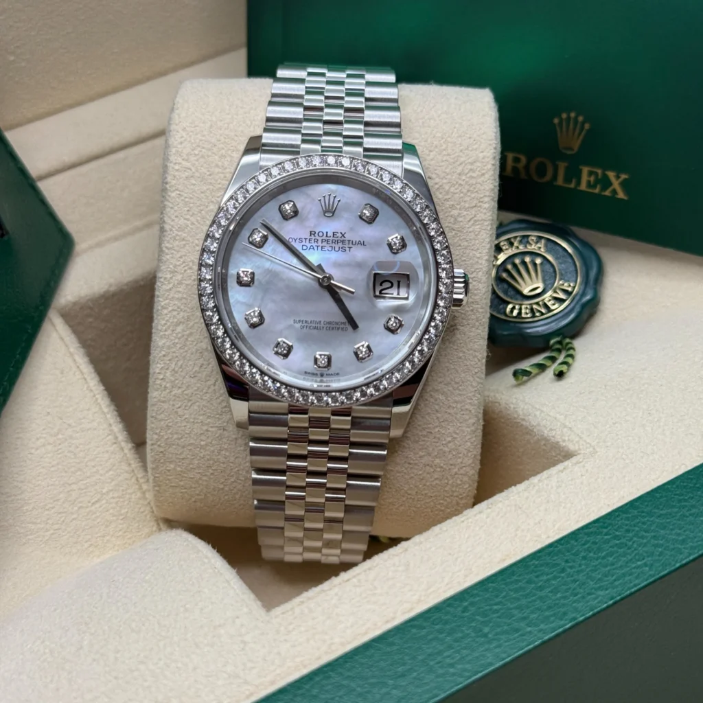 RLX Datejust 36mm 126284 Mother-of-Pearl Dial Oyster Bracelet