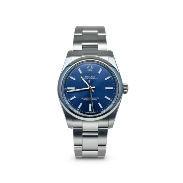 RLX Oyster Perpetual 34mm 124200 Blue Dial Oyster Stainless Steel Bracelet
