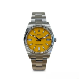 RLX Oyster Perpetual 36mm 126000-0004 Yellow Dial Stainless Steel Oyster Bracelet