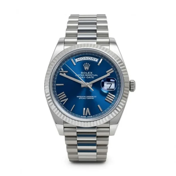 RLX Day-Date "President" 40mm Blue Roman Dial 228236-0007
