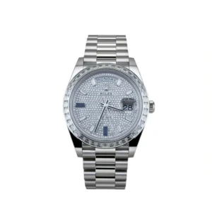 RLX Day-Date 40mm 228396TBR-0021 Diamonds Sapphires Dial