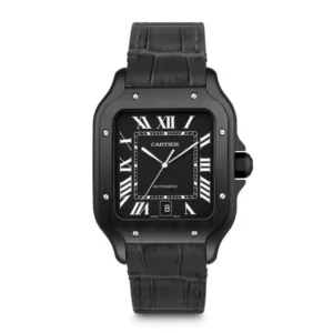 Cartier Santos de Cartier Large Model Black ADLC WSSA0039 - United Luxury