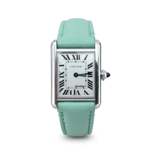 Cartier Tank Must Watch Small Model Green WSTA0061 - United Luxury