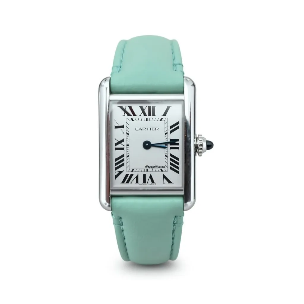 Cartier Tank Must Watch Small Model Green WSTA0061 - United Luxury