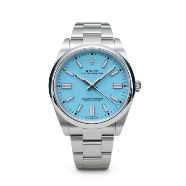 RLX 124300 Oyster Perpetual 41mm Oyster Perpetual Turquoise Index Dial