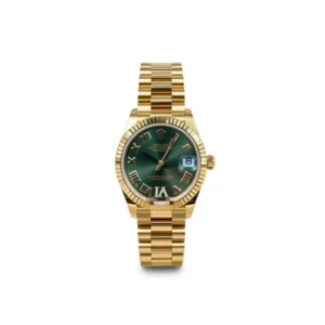 RLX Datejust m278278-0030 Olive Green 31mm Dial President Bracelet Watch