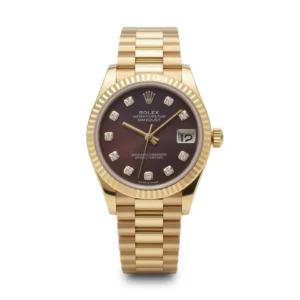 RLX Datejust m278278-0038 Black Mother-of-Pearl 31mm Dial President Bracelet Watch