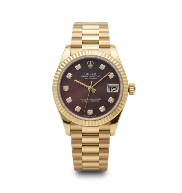 RLX Datejust m278278-0038 Black Mother-of-Pearl 31mm Dial President Bracelet Watch