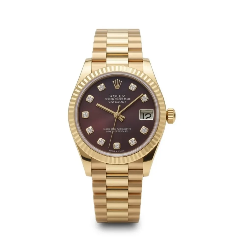 RLX Datejust m278278-0038 Black Mother-of-Pearl 31mm Dial President Bracelet Watch