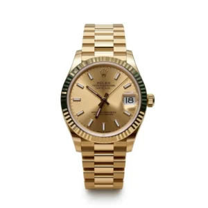 RLX Datejust m278278-0040 Champagne 31mm Dial President Bracelet Watch