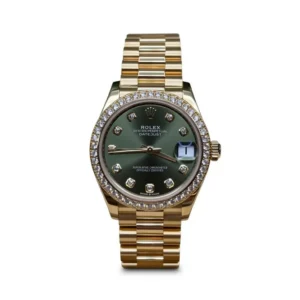 RLX Datejust m278288RBR-0007 Olive Green 31mm Dial President Bracelet Watch