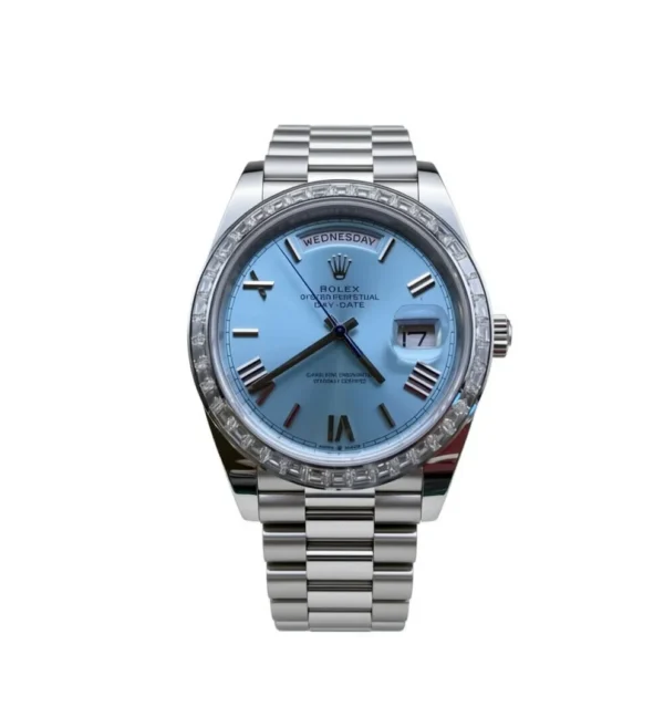 RLX Day-Date 40mm 228396TBR-0030 Ice Blue Roman Dial