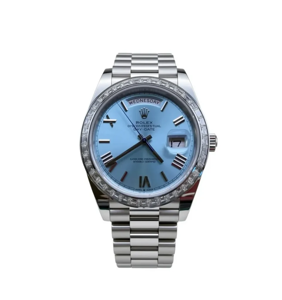 RLX Day-Date 40mm 228396TBR-0030 Ice Blue Roman Dial