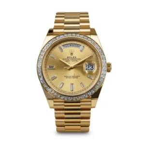RLX Day-Date 40mm 228398TBR-0002 Champagne Dial President Watch