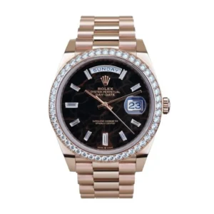 RLX Day-Date 40mm Eisenkiesel / Diamonds Dial 228345rbr-0016