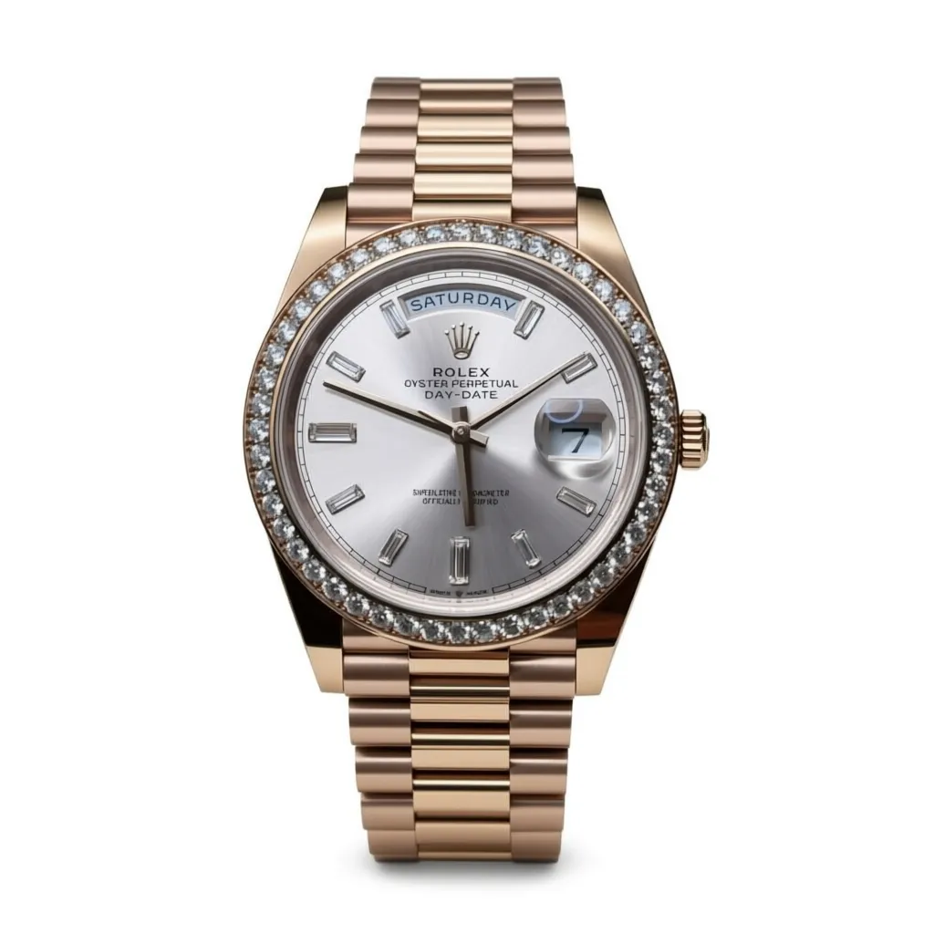 RLX Day-Date 40mm Sundust Diamonds Dial 228345rbr-0007