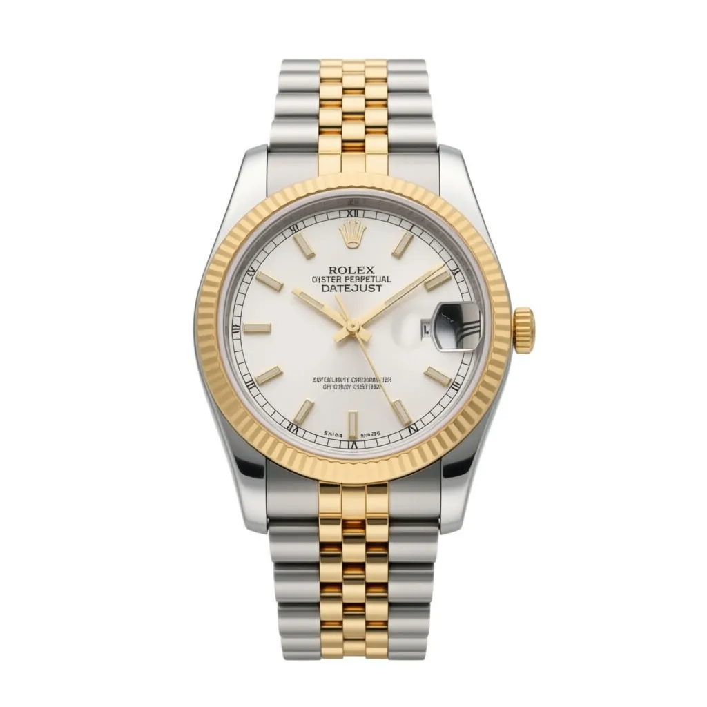 Rolex Datejust 31mm Two-Tone Yellow Gold Fluted