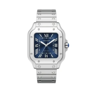Santos de Cartier watch Graduated blue dial - United Luxury