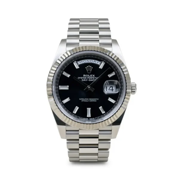 RLX Day-Date 40mm Black Diamonds Dial 228236-0004