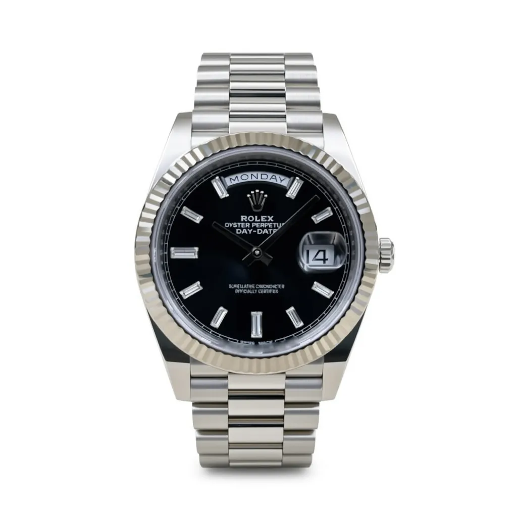 RLX Day-Date 40mm Black Diamonds Dial 228236-0004