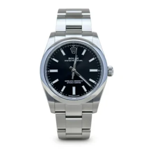 RLX Oyster Perpetual 34mm 124200 Black Dial Oyster Stainless Steel Bracelet Watch
