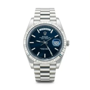 RLX Day-Date "President" 40mm White Gold Black Index Dial - 228239