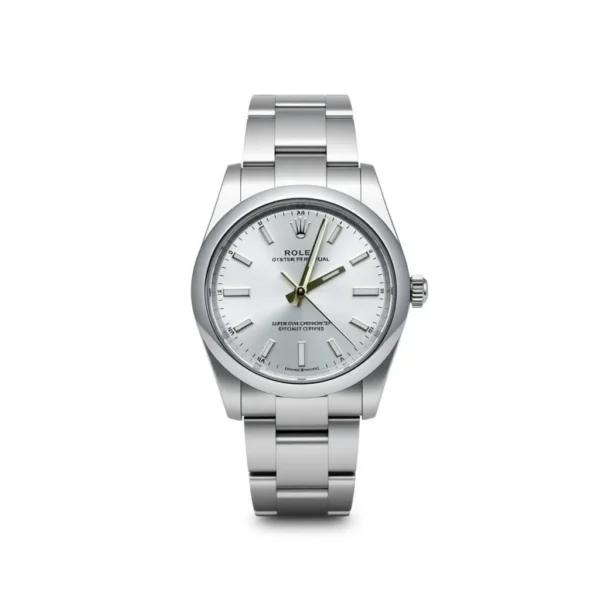 RLX Oyster Perpetual 34mm 124200-0001 Silver Dial Oyster Stainless Steel Bracelet