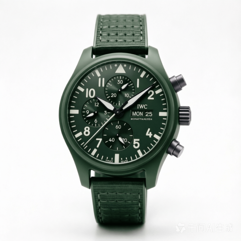 【Top replica】IWC-Pilot's Watch Chronograph TOP GUN "Woodland" (IW389106)