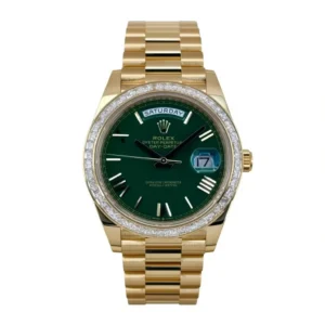 RLX Day-Date 40mm 228398TBR-0039 Green Dial President Watch