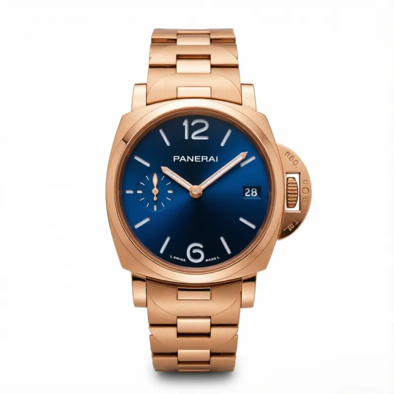 【7A Quality】Panerai Luminor Due TuttoOro 38mm PAM01182