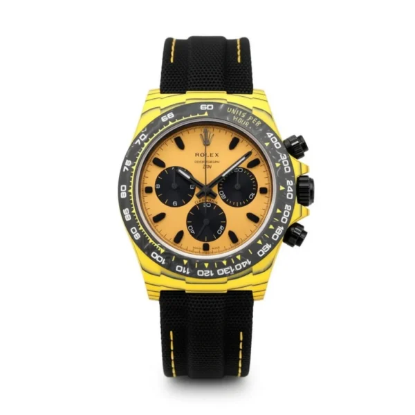 Rolex Cosmograph Daytona DIW Carbon Yellow “BUMBLEBEE” 40mm Replica 1:1 – Top Quality Version