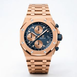 A&P OFFSHORE Pink Gold Blue Dial CHRONOGRAPH 42mm
