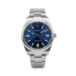 RLX Oyster Perpetual 41mm 124300-0003 Oyster Perpetual Stainless Steel Blue Index Dial Watch