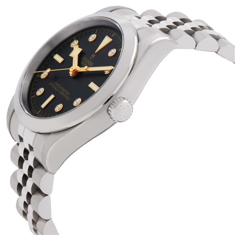 TUDOR Black Bay 39mm Anthracite Diamond Set Dial Men's Bracelet Watch M79660-0004