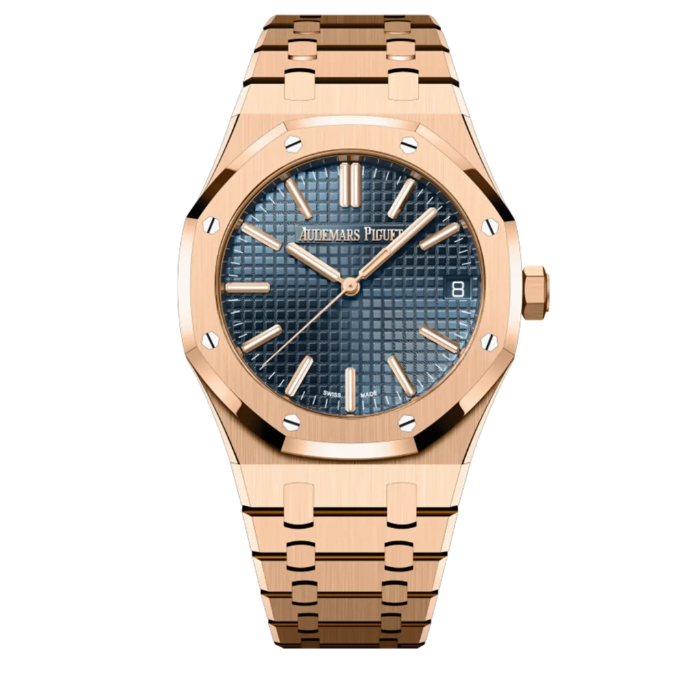 A&P ROYAL OAK Pink Gold “Night Blue Cloud 50” Dial 41mm