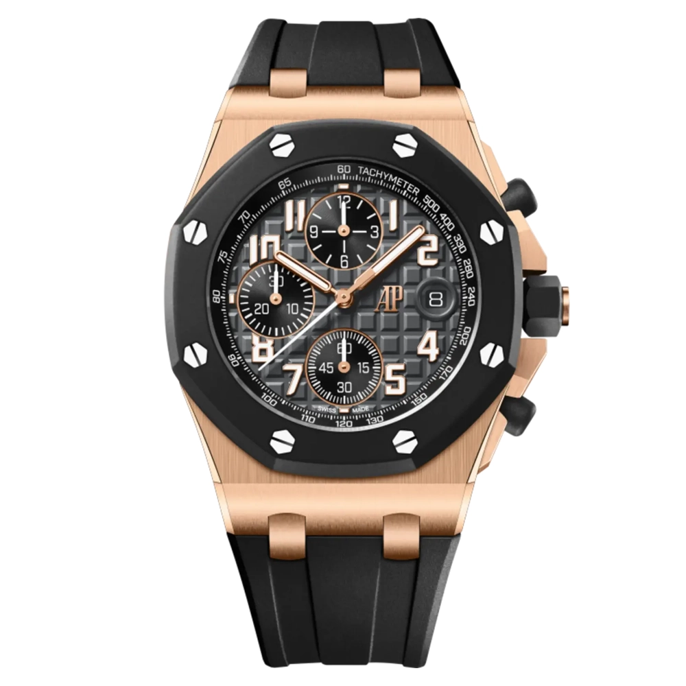 A&P OFFSHORE Pink Gold Anthracite Grey Dial CHRONOGRAPH 42mm