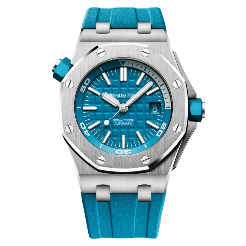 A&P OFFSHORE DIVER Turquoise Blue Dial 42mm