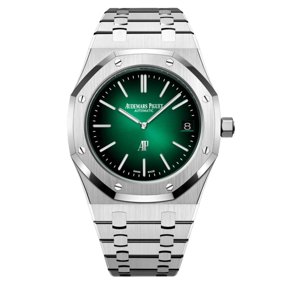 A&P ROYAL OAK “JUMBO” Smoked Green Dial 39mm