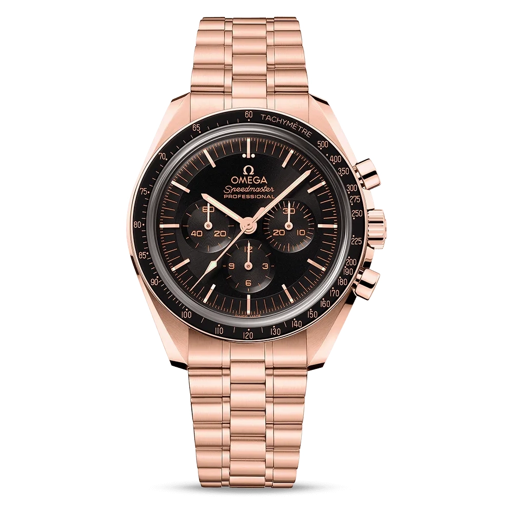 Omega Speedmaster Moonwatch Co-Axial Master Chronometer 42 MM SednaTM gold 310.30.42.50.01.001"