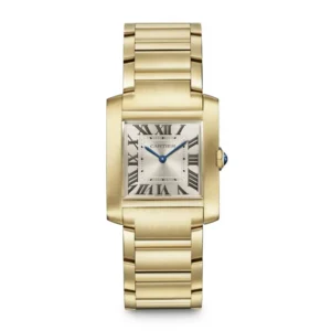Cartier Tank Francaise Watch Medium Model Yellow Gold WGTA0113 - United Luxury