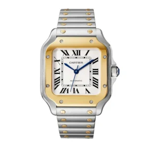 Cartier Santos Large Model Gold Mix W2SA0009 - United Luxury