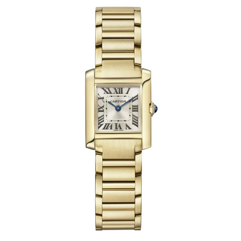 Cartier Tank Francaise Watch Small Model Yellow Gold WGTA0114 - United Luxury