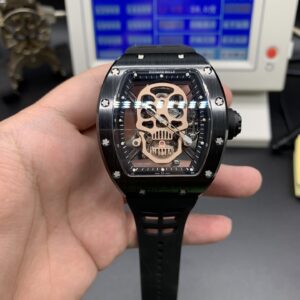 Richard Mille RM 52-01 Tourbillon Skull 50.00x42.70MM Replica RM035