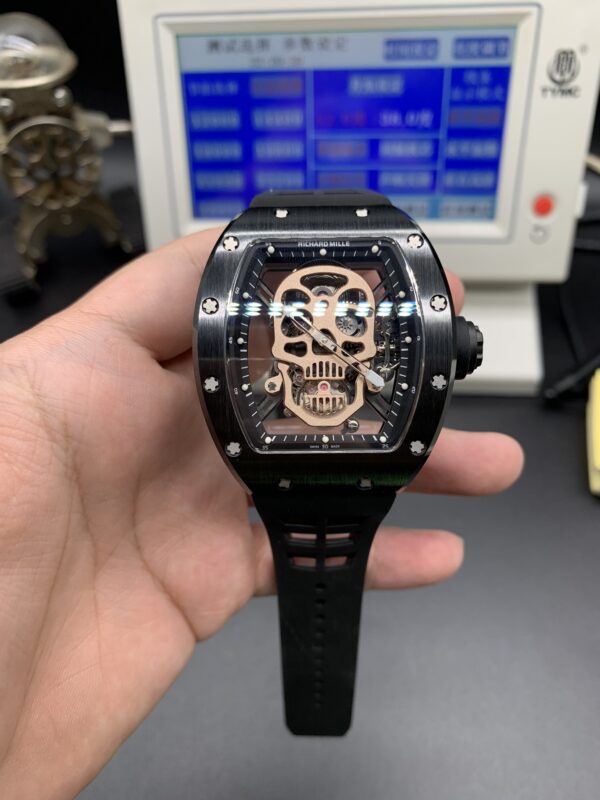 Richard Mille RM 52-01 Tourbillon Skull 50.00x42.70MM Replica RM035