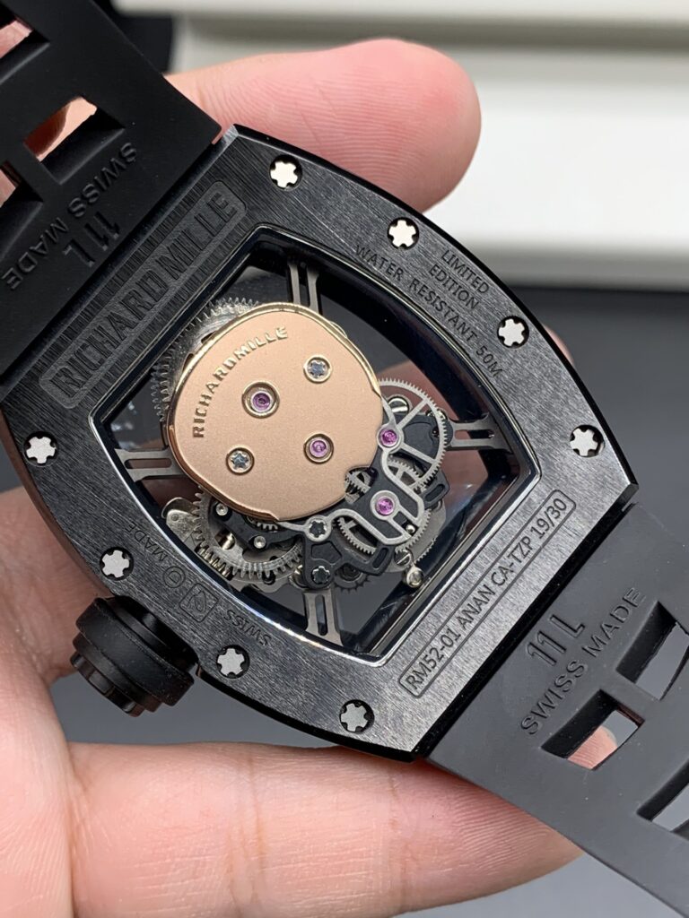 Richard Mille RM 52-01 Tourbillon Skull 50.00x42.70MM Replica RM035