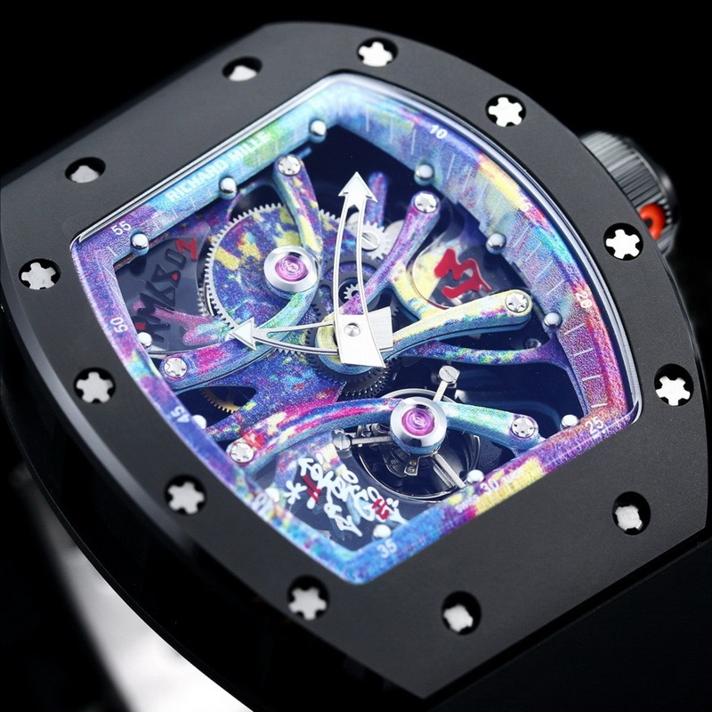 Richard Mille RM 68-01 Cyril Kongo Tourbillon 42.70x51.80MM Replica RM039