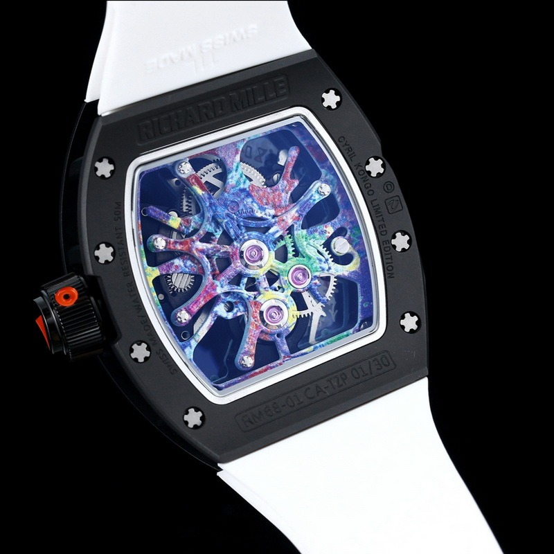 Richard Mille RM 68-01 Cyril Kongo Tourbillon 42.70x51.80MM Replica RM039