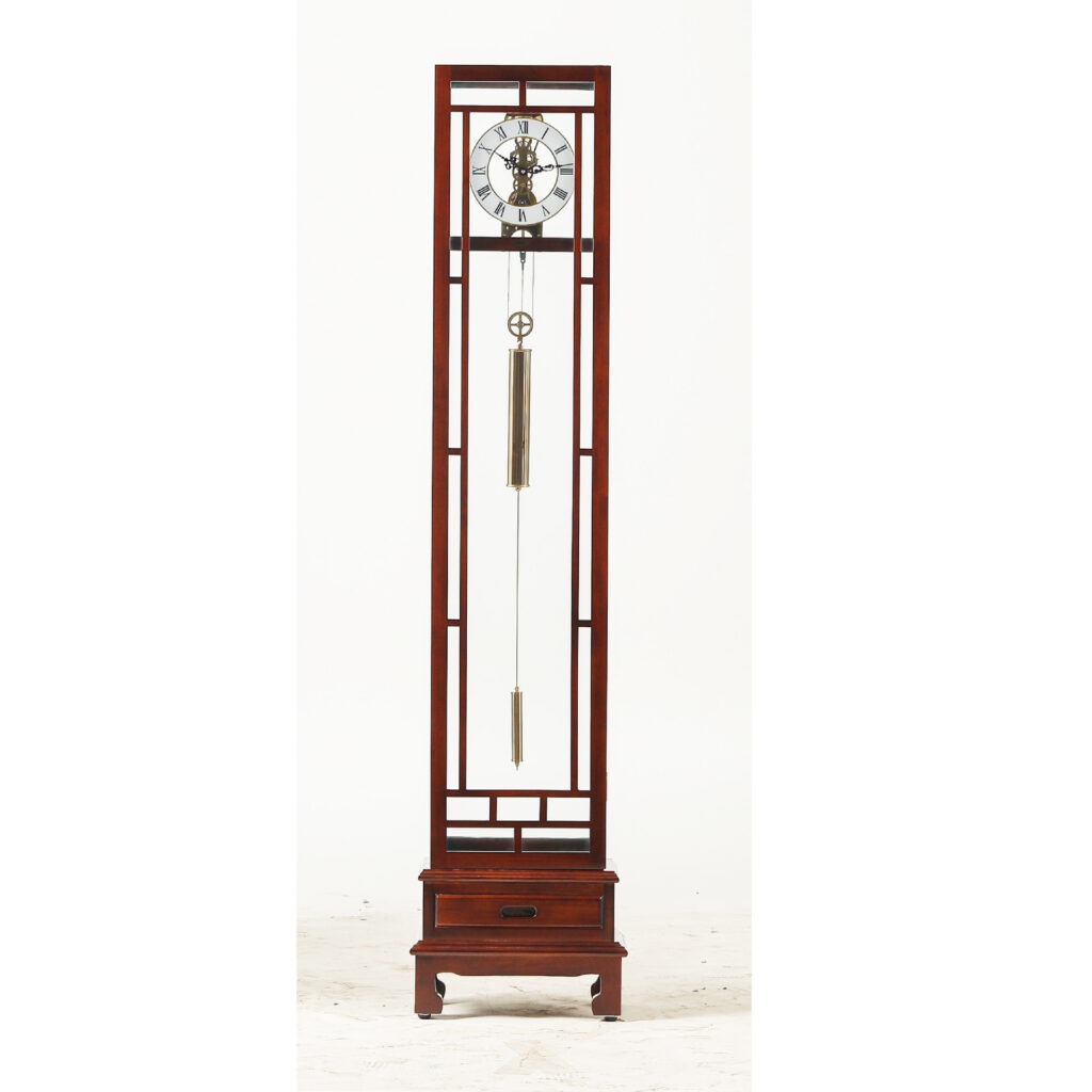 High-End 7-Day Zippered Weight-Driven Mantel Clock